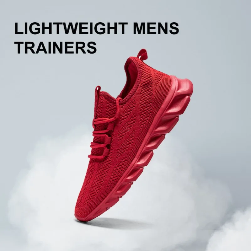 

Premium Men's Walking Shoes Casual Sport Shoes Lightweight Breathable Running Sneakers Non-Slip Comfortable Footwear Size 39-46