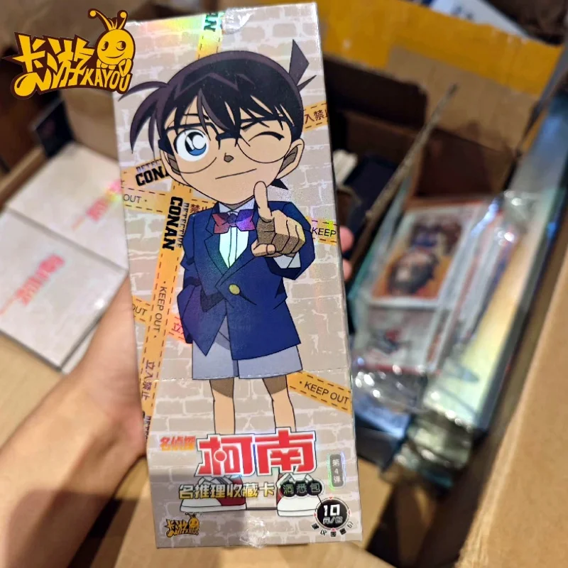 

KAYOU Аутентичная карта серии Detective Conan, периферийные устройства персонажей аниме, детская фестивальная коллекция игрушек, подарок, оригинальная коробка, игрушка