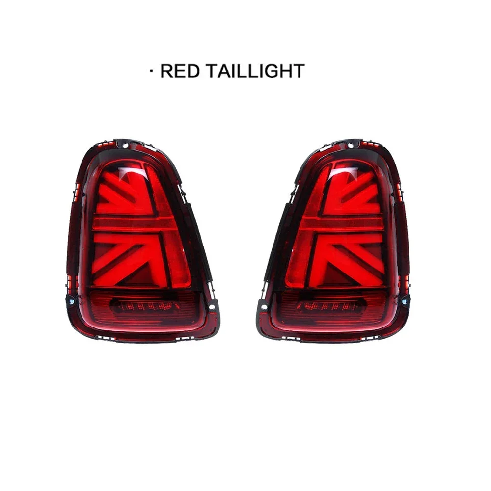 1 Pair Vehicle LED Taillight Fit For BMW MINI Cooper F55 F56 F57 2007-2013 Exterior Rear Tail Light Brake Light Reverse Lights