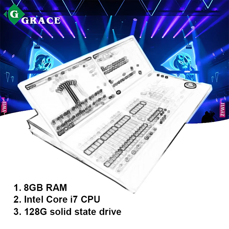 Controlador Grace DMX Grand MA2, consola profesional de luces de escenario, controlador MA