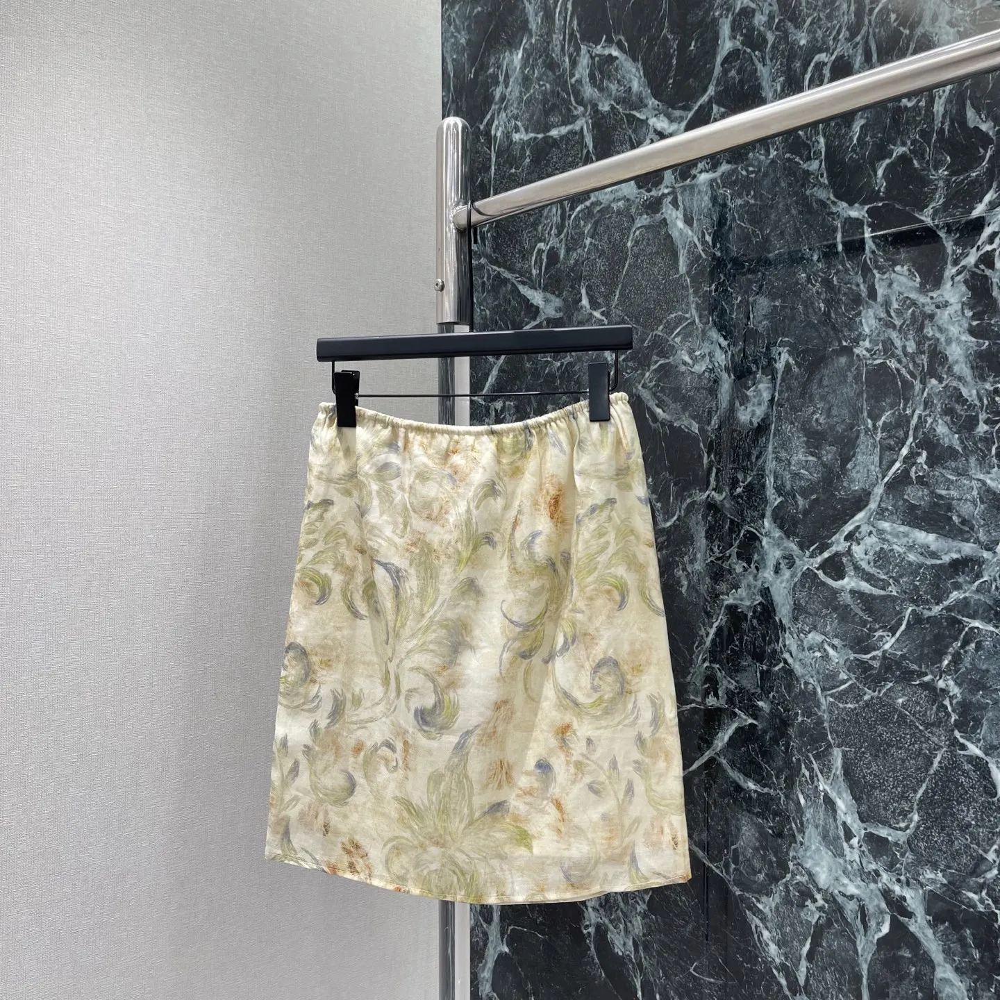 2026 Summer New Vintage Printed Camisole Skirt