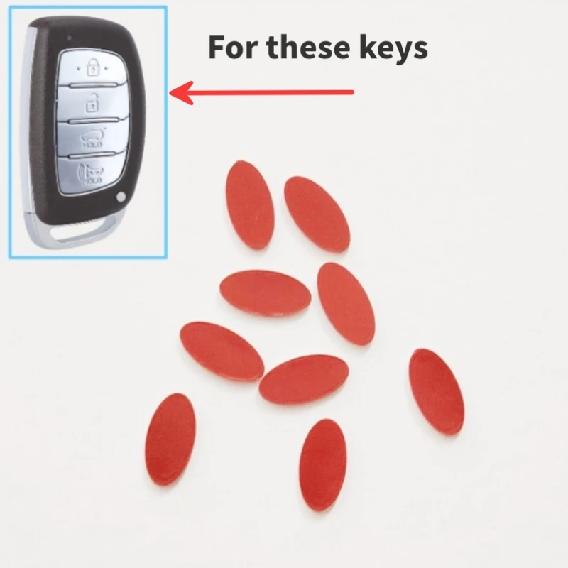 14.3*7mm DIY Emblem Logo Replacement Sticker Emblem For Hyundai remote key shell