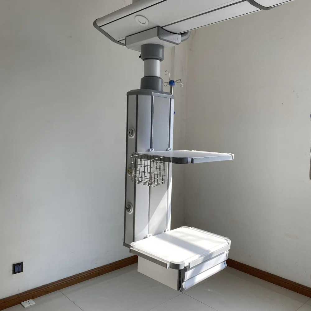 Medical Gas Equipment Single Arm Surgical Electric Pendant Hospital ICU Room Ceiling Mounted Gas Class I