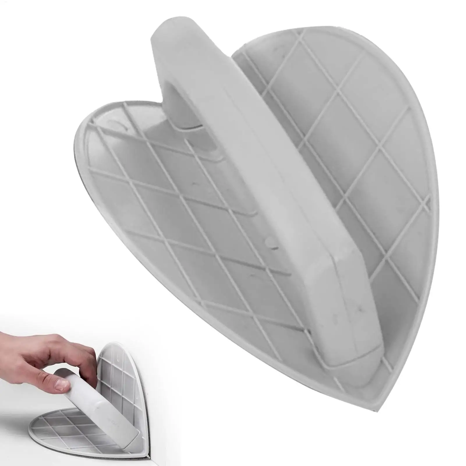 

Self Adhesive Half Circle Sanding Pad Holder Durable Plastic Drywall Corner Sander Ergonomic Tool for Sanding Grinding Polishing