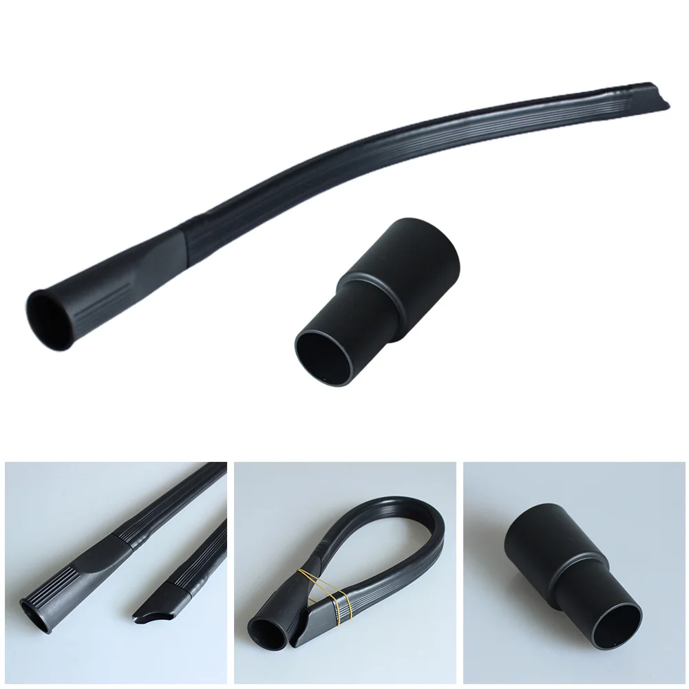 1set 35mm Adapter Long Flat Nozzle Hose Set Cleaner Head Suction Flexible Crevice Hose Tool