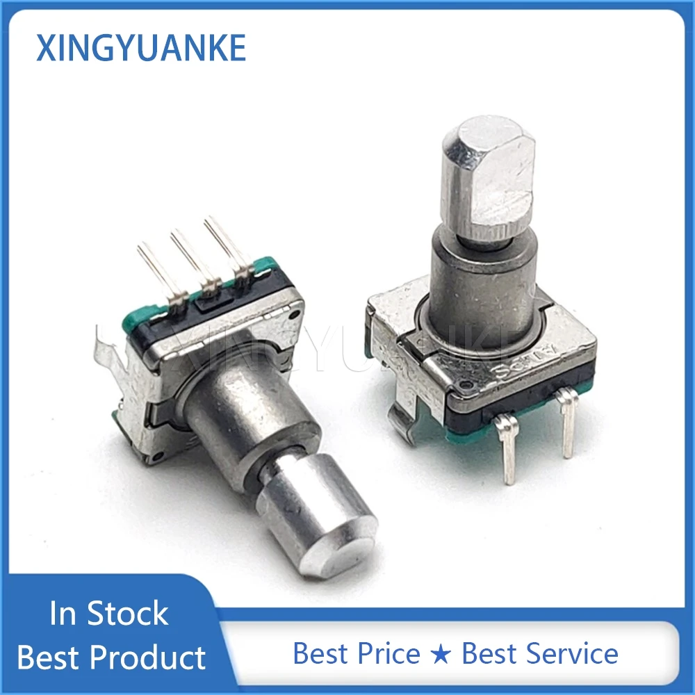 2PCS ALPS Encoder EC11N1525404 Car Mounted Rotary Switch 15 Pulse Potentiometer 30 Position 15 Axis