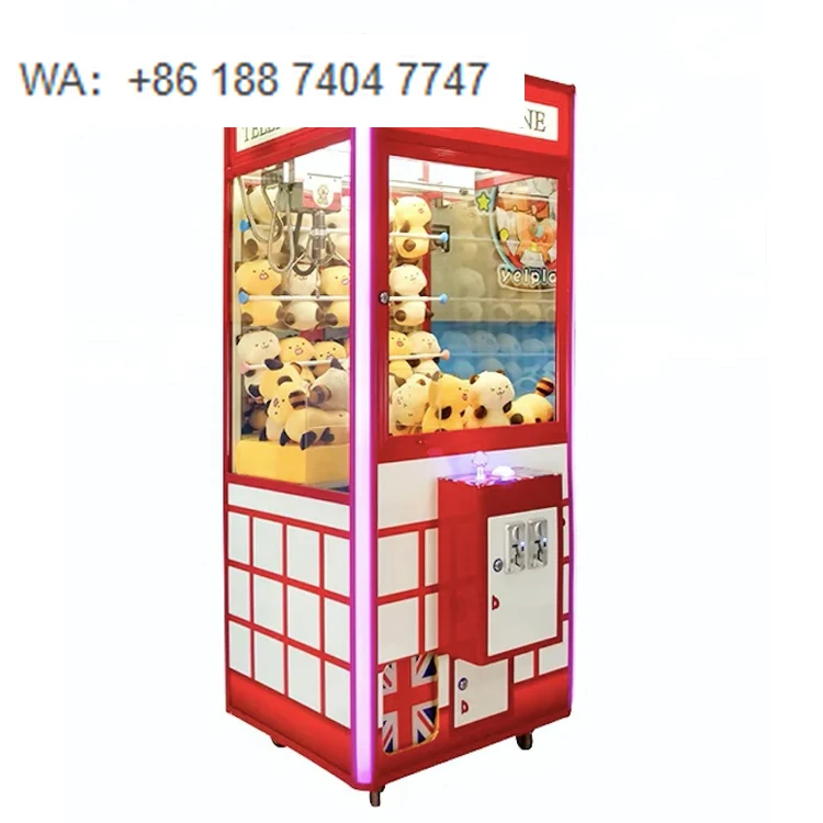 

Telephone Claw Machine Design Customise Arcade London Telephone Booth Claw Machine for Sale