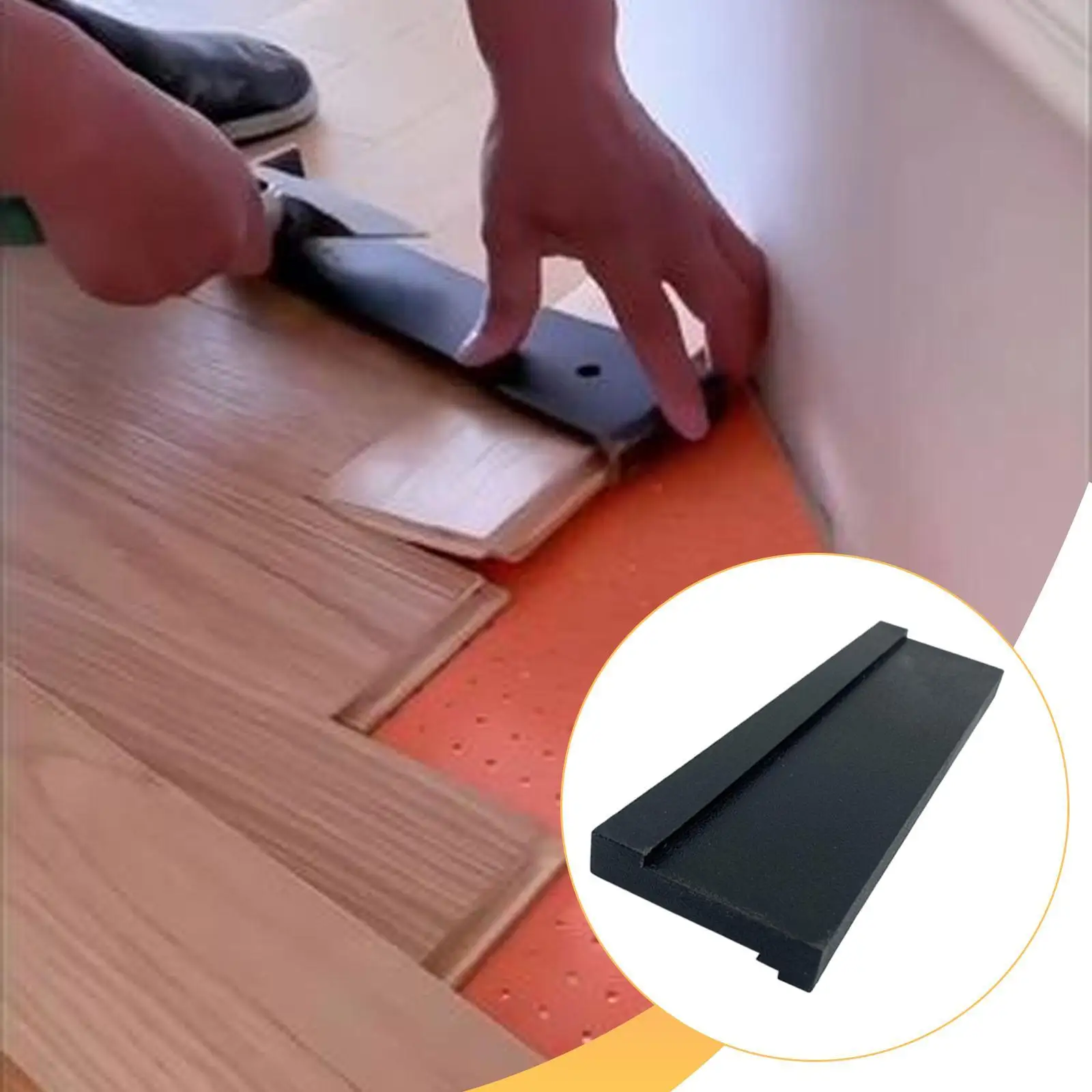 Multi Thickness Floor Block Black PP Professional Flooring Installation Tool for Wood Vinyl Plank Projects