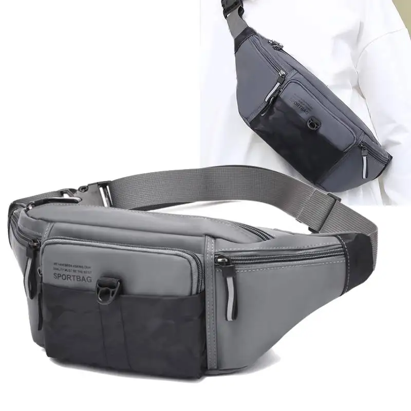 

Unisex Chest Bag Motorcycle Commuting Hiking Cycling Running Waist Bags Portable Gym Outdoor Travel Sports Phone Crossbody Pack