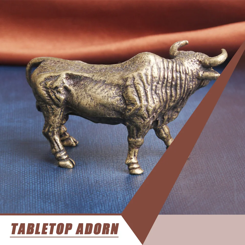 

Shape Brass Ornament Vintage Delicate Tabletop Decor Brush Support Desktop Adornment Brass Ornament Tabletop Adorn