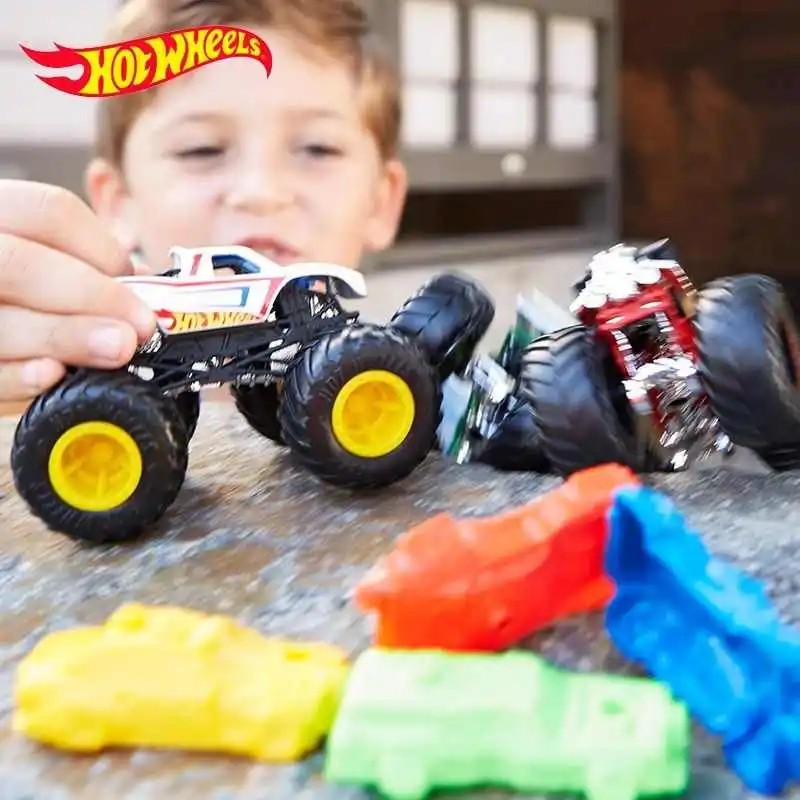 Zupełnie nowy zapas Hot Wheels na całym świecie podstawowa seria główna samochód potwór ciężarówka Alloy Monster Series Project FYJ44 prezenty tpys