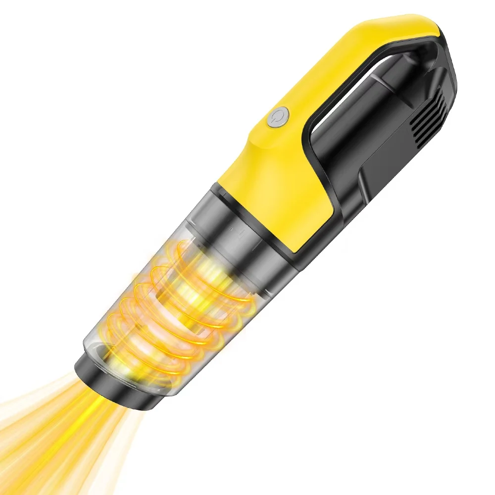 Cordless Handheld Vacuum Cleaner for Car & Home Use 6500PA Suction Automatic Pet Hair Removal 2000mAh Portable Cleaning Machine
