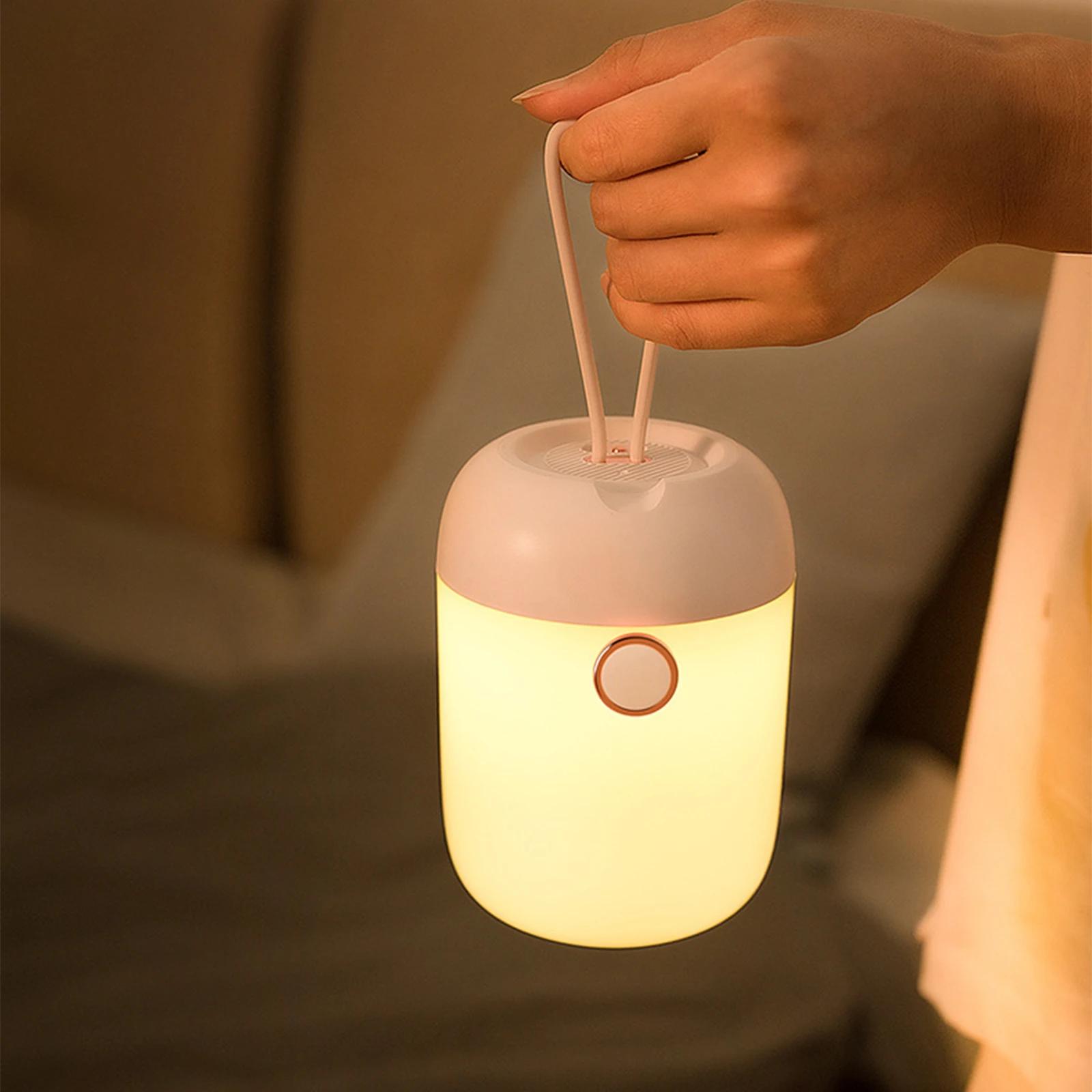 Sáng Tạo Led Bầu Không Khí Nhẹ Trẻ Em Tặng Chiếu Sáng Di Động Sạc Cảm Ứng Cảm Biến Đèn Bàn