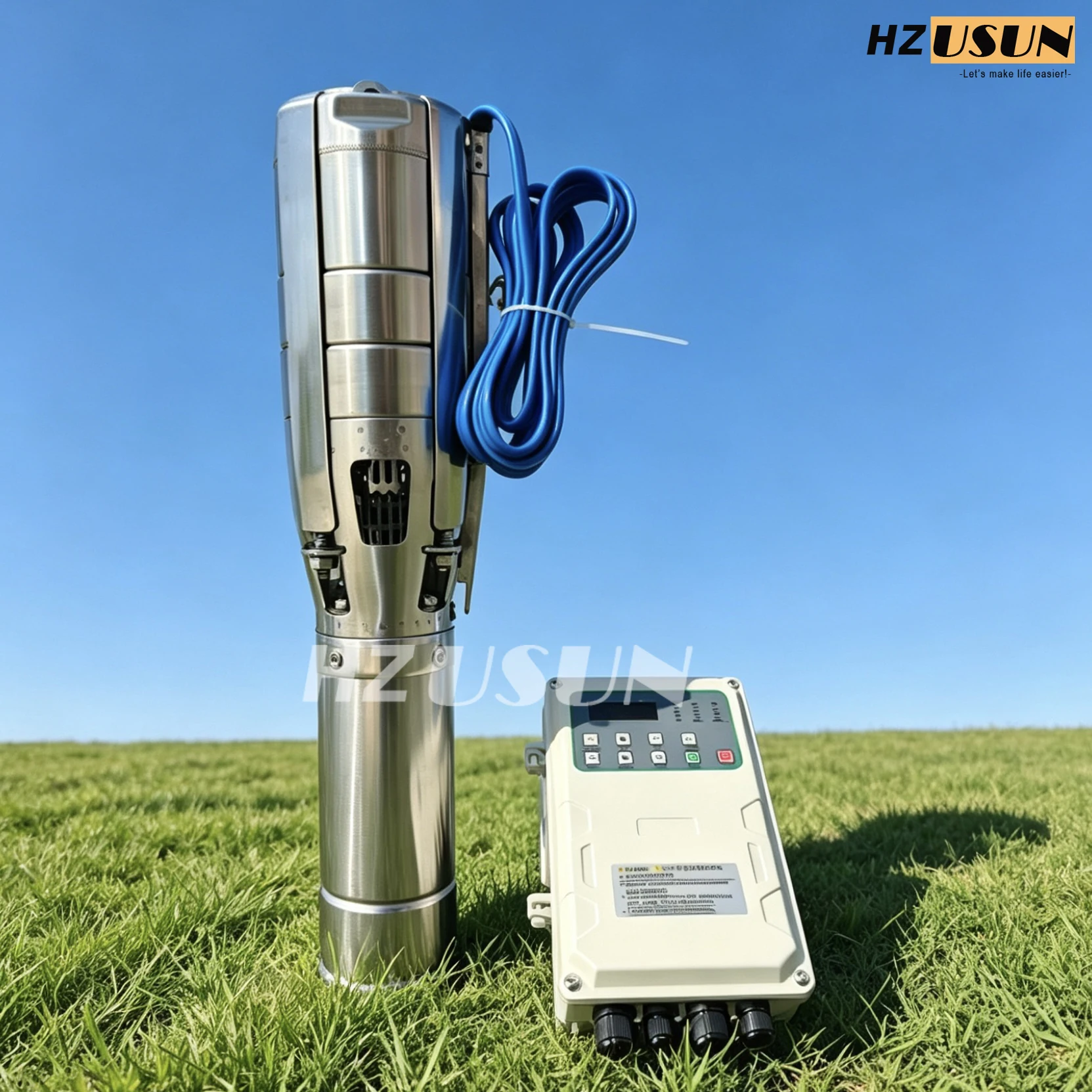 

7.5 HP 6'' Solar Panel Powered High Volume Submersible Water Spray Transfer Pump Agriculture Irrigation Booster Pump