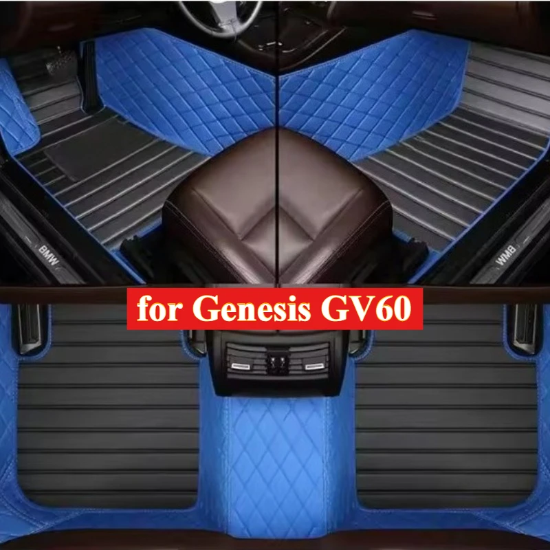 

Автомобильные коврики на заказ для Genesis GV60 2023-2025, водонепроницаемые противоскользящие вкладыши для погоды, аксессуары для интерьера, ковры, багажник для ног