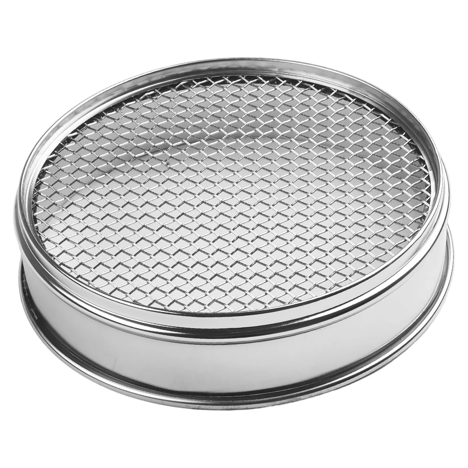 Standard Sieve 20cm Diameter Chrome Plated Punching Frame Standard Sieve 304 Stainless Steel Mesh Sieve Sample Sieve