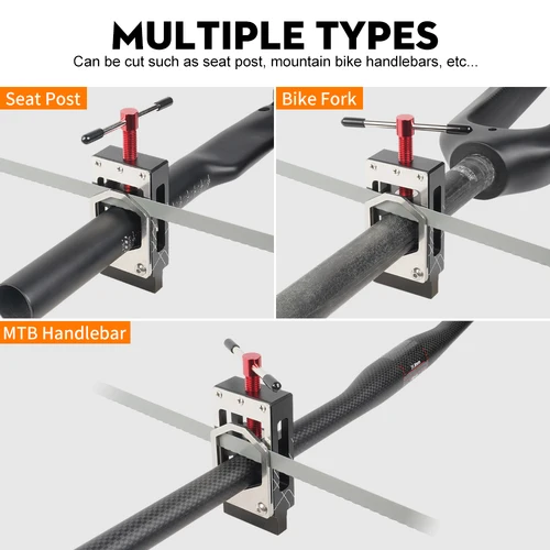 Imagen 2 del producto TOSEEK-barra de dirección de carbono para bicicleta, cortador, tubo de horquilla, tija de sillín de fibra de carbono, herramienta de sierra para horquilla de bicicleta, tubo de fijación, manillar, tubo de tija de sillín