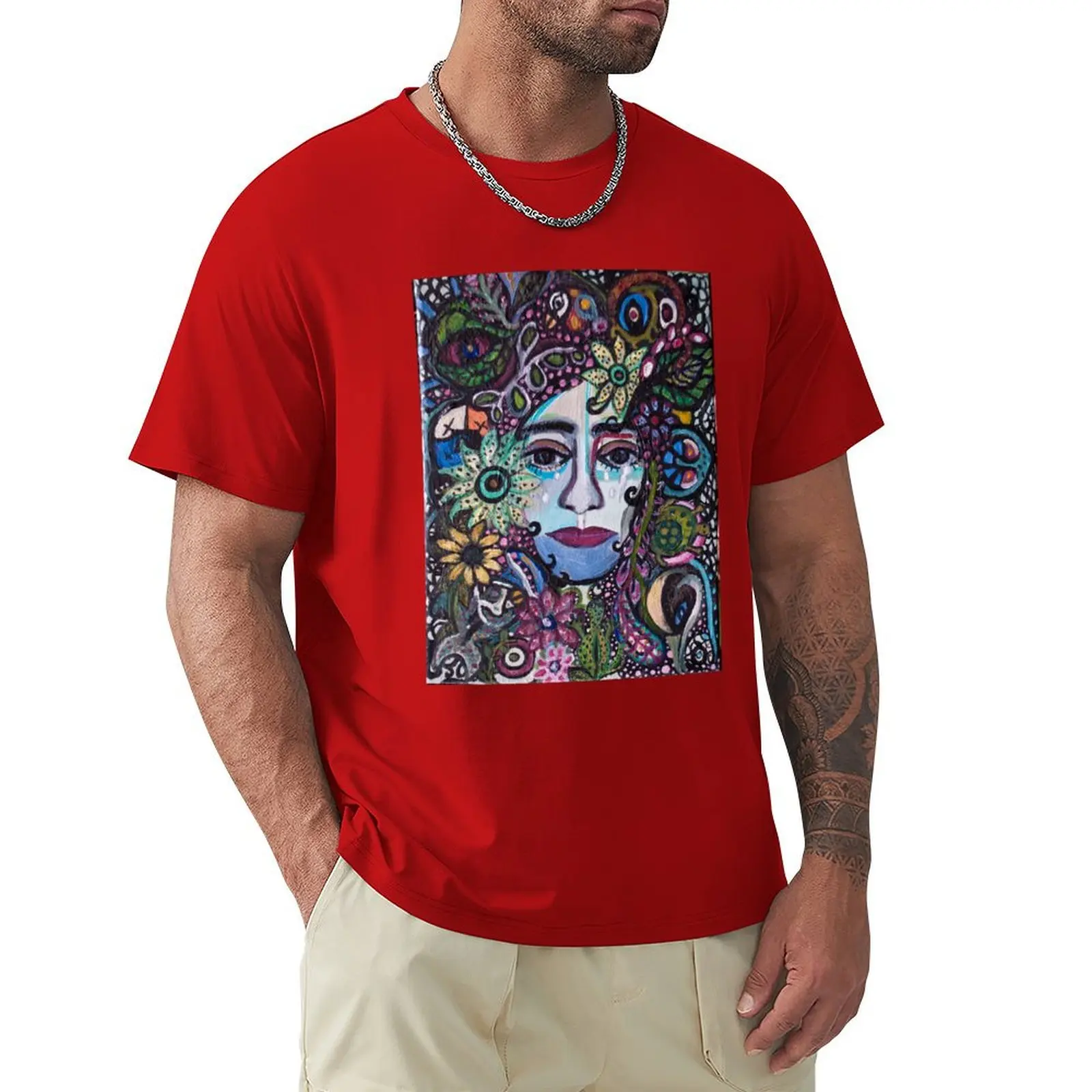 Oshun T-shirt oversized graphics mens cotton t shirts