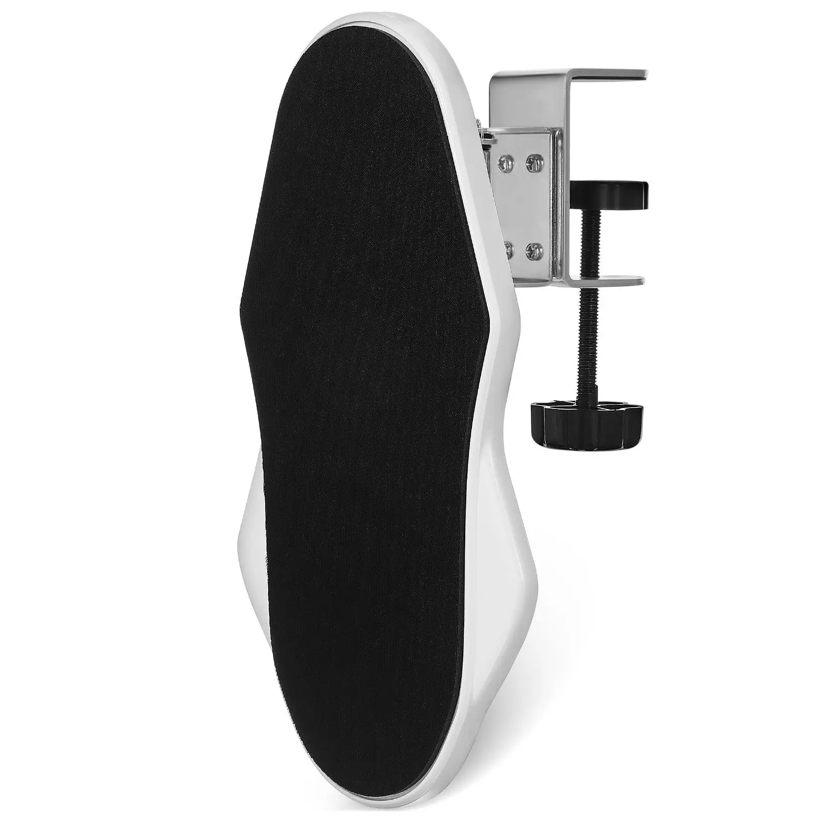 

Computer Desk Hand Bracket Foldable Clamp Shelf Ergonomic Wrist Rest White Abs Extender Arm Rest Adjustable Forearm Pad Gaming