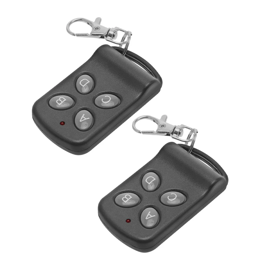 2Pcs Universal 433 Remote Control Electric Gate Controller Butterfly Clone Key Fob Door Opener Compatible Wireless