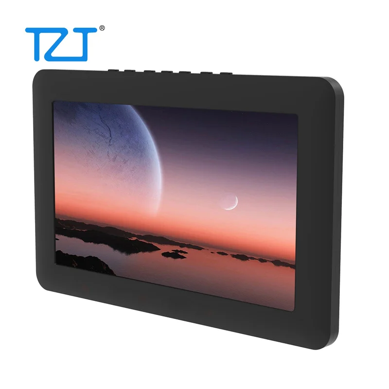 TZT LEADSTAR D9 9-Inch Portable TV ATSC DVB-T2 ISDB-T Digital and Analog Small TV Supports H.265 USB