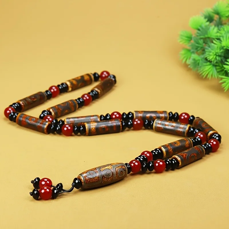 

Natural Agate Pendant Fashionable Men's and Women's Necklace