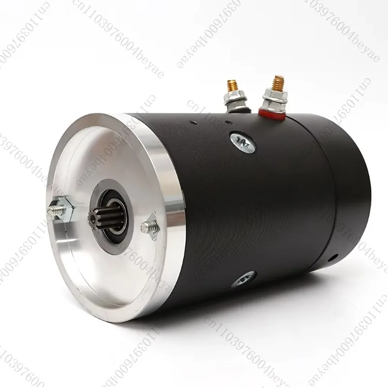 24V2.2Kw oil electric pump notch shaft DC motor bidirectional rotation