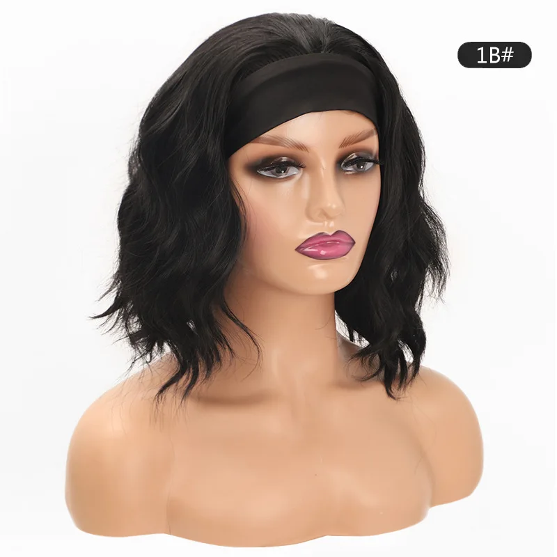 

Внешняя торговля, горячая распродажа, повязка на голову, парик с волнами воды, матовое высокотемпературное волокно, удобное дышащее