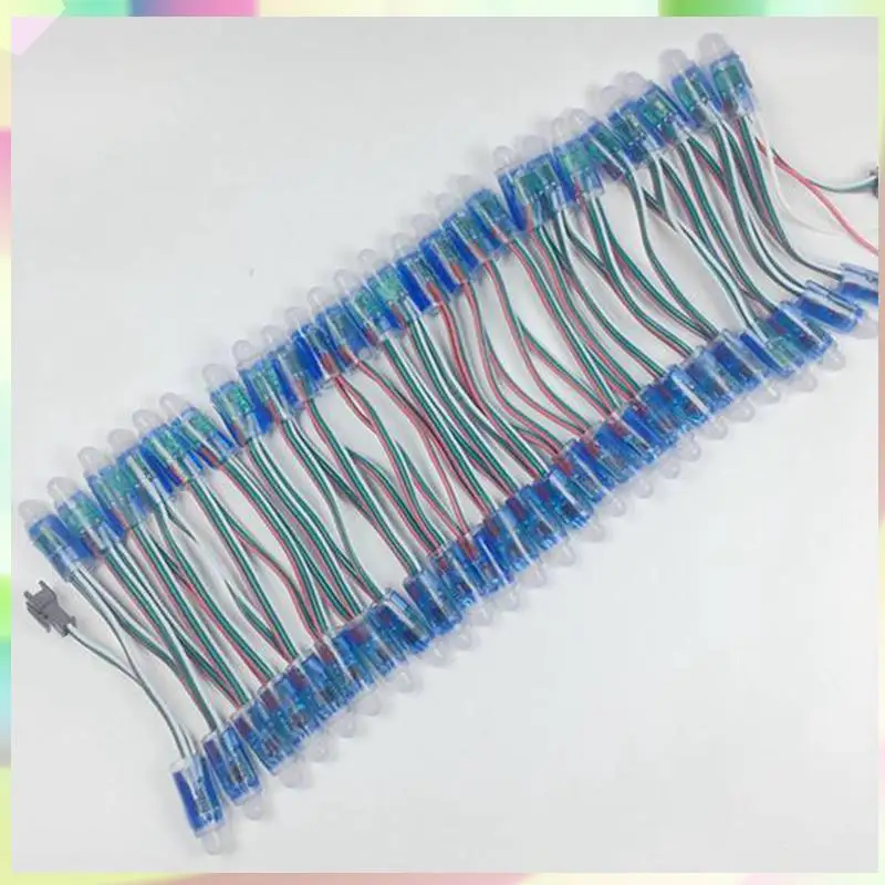 

B23B 300Pcs/Lot 12Mm WS2811 2811 IC RGB LED Pixels Module String Light IP68 5V Holidays/Christmas/ Festival