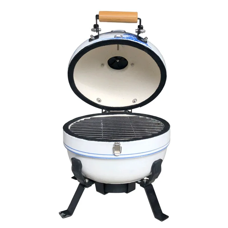 12 Inch Ceramic BBQ Grill Mini Portable Backpack Stove for Outdoor Picnic Party Home Use, Export Quality Barbecue Grill
