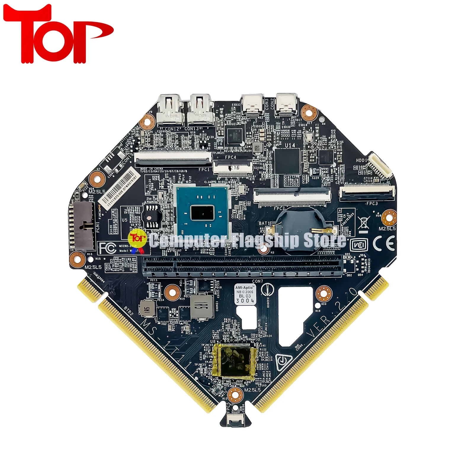 Imagem -02 - Kefu-motherboard Laptop para Ms1t111 Mainboard Ms-1t111 Msi G65vr Vortex G65 6qf Sli-ms-1t11 100 Testado Transporte Rápido