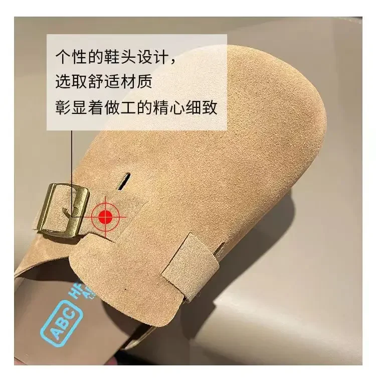 Fashion Women's Shoes Slippers Spring Women's Closed Toe Slippers Shoes for Women Indoor House Slippers Ladies Slides 35-40