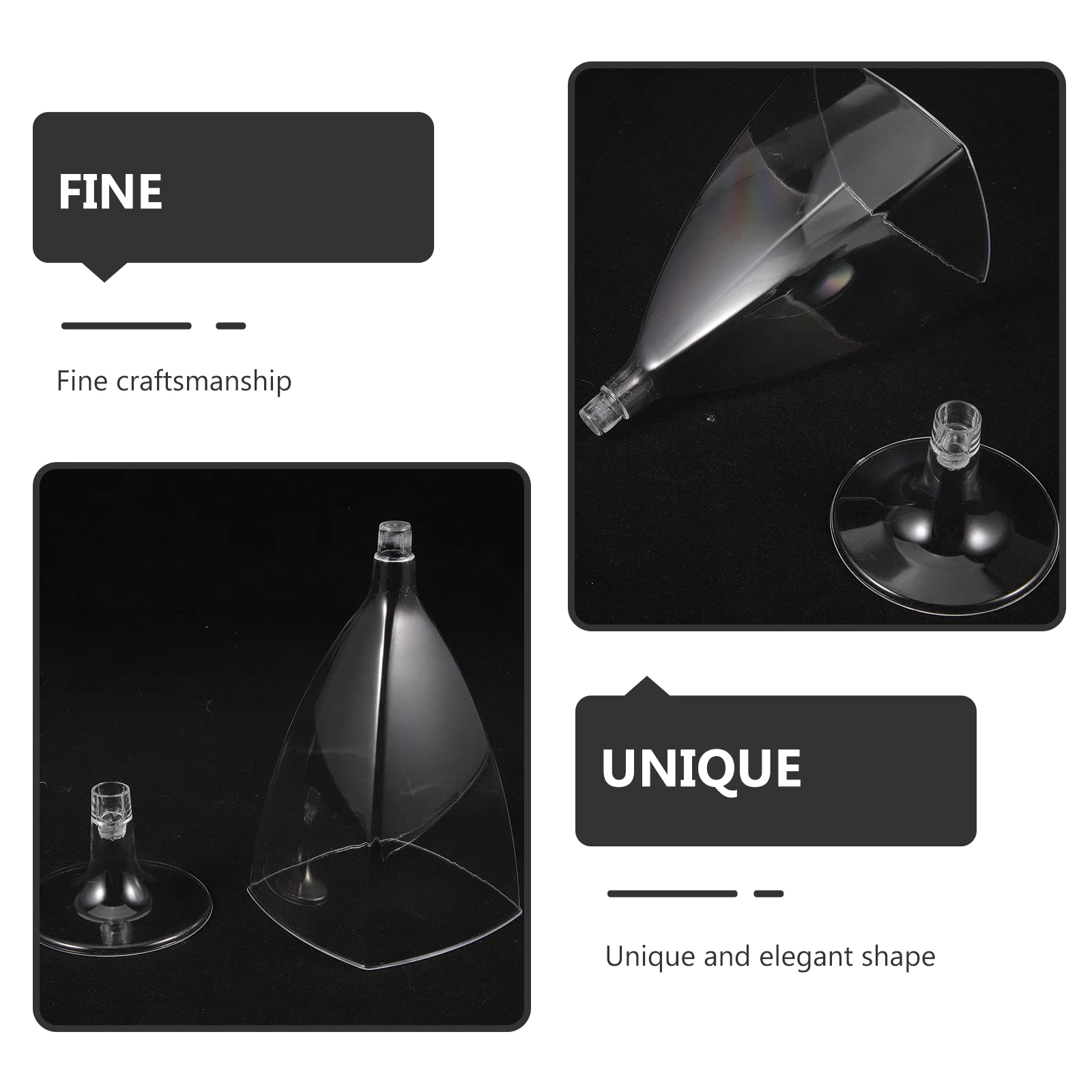 

25pcs Disposable Wine Cocktail Single Use Party Cups Clear Beverage Cups For Home Bar Wedding Festival Transparent Cold Juice