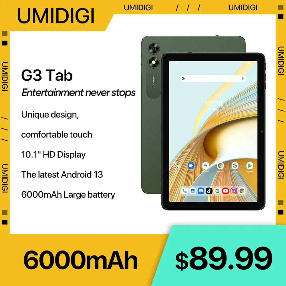 UMIDIGI G3 Tab Android 13 Smart tablet 10.1