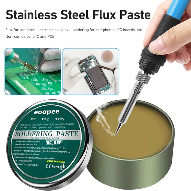 10-300g No-Clean Rosin Flux Profesjonalny topnik spawalniczy Pasta lutownicza o wysokiej czystości zapewniająca mocne wiązanie i ochronę przed korozją