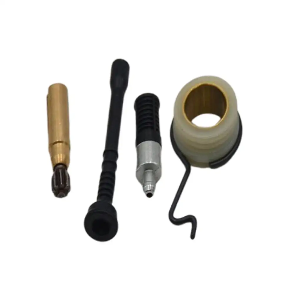 

4x Oil Pump Worm Gear Oil Filter w/ Oil Hose Set for ms250 ms210 025