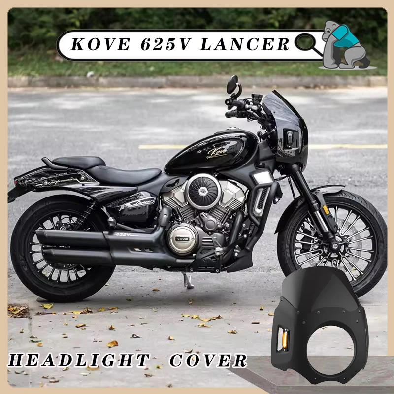 

New ABS Plastic Motorcycle Front Headlight Cover Fairing Cowl Windscreen KOVE 625V Lancer Retrofit/Upgrade