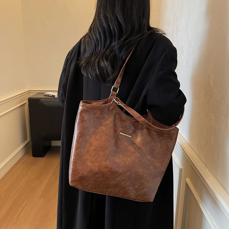 

Premium Ladies Shoulder Bag Genuine Leather Designer Crossbody Tote Handbags Women's Elegant Durable Casual Luxury Purse