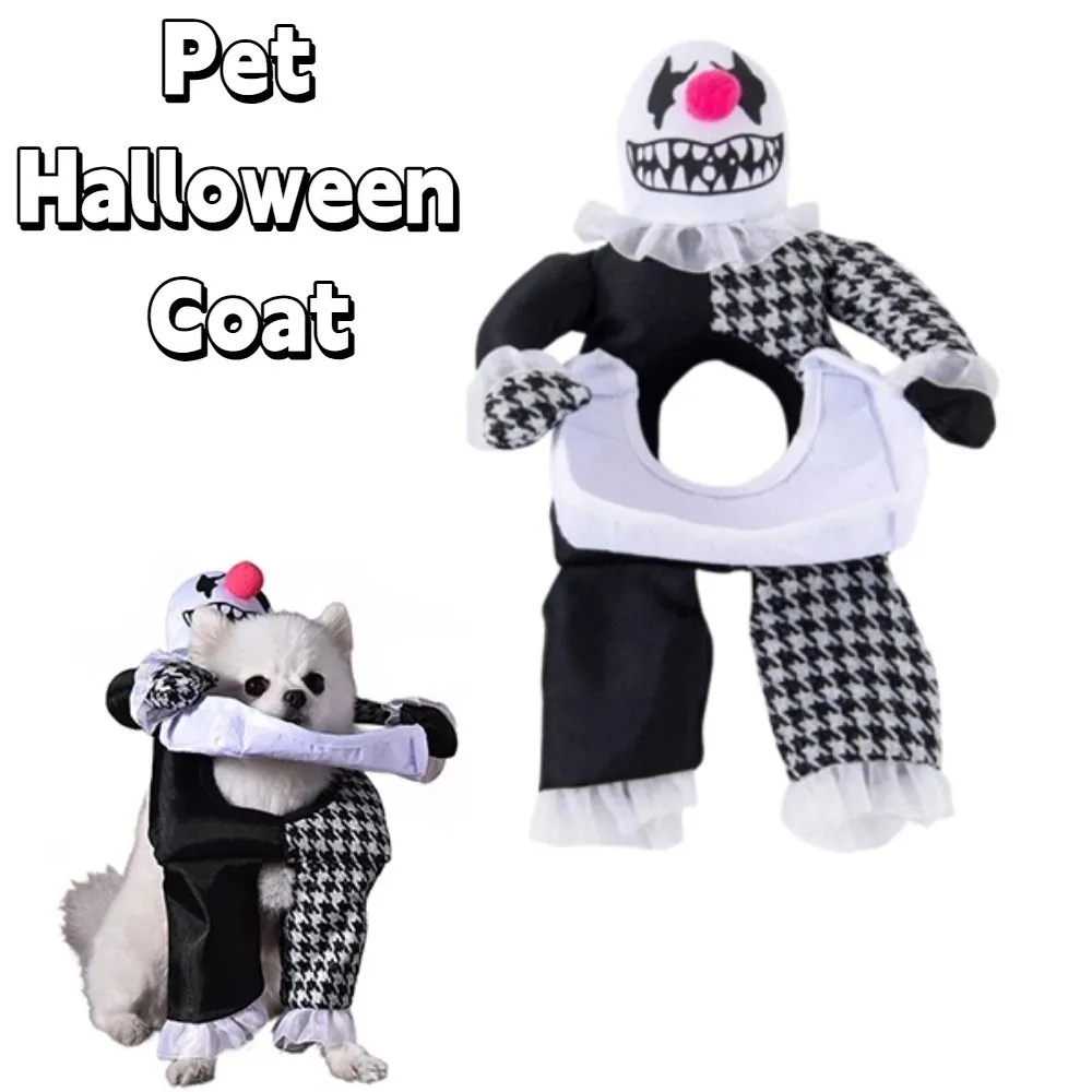 

Creative Puppy Halloween Coat Funny Pet Costume Halloween Pet Clothes Dog Cosplay Polyester Pet Transformation Outfit