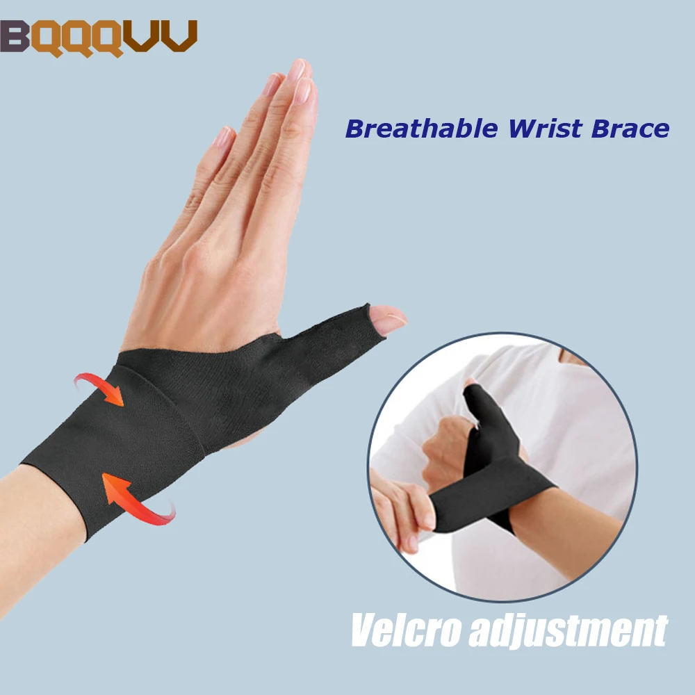 Ultra-Thin Compression Wrist Thumb Band Belt, Breathable Wrist Support Brace, Strap Sleeve for Hand, Arthritis, Tunnel,  1Pc