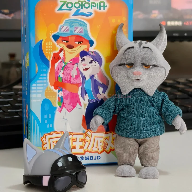 

Оригинальная серия Zootopia Crazy Party: BJD-куклы с подвижными суставами в закрытой упаковке, коллекционные фигурки, модные игрушки, подарки на день рождения
