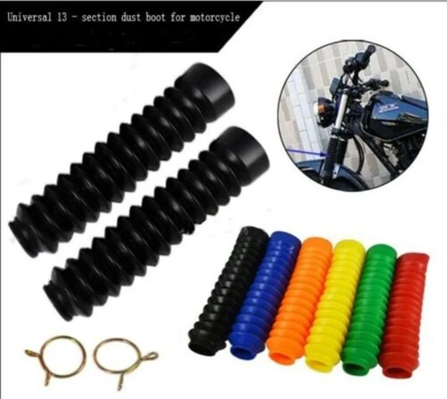 30mm 42mm motorcycle Front Fork Suspension Shock Cover Dust Shield Boots Gaiters