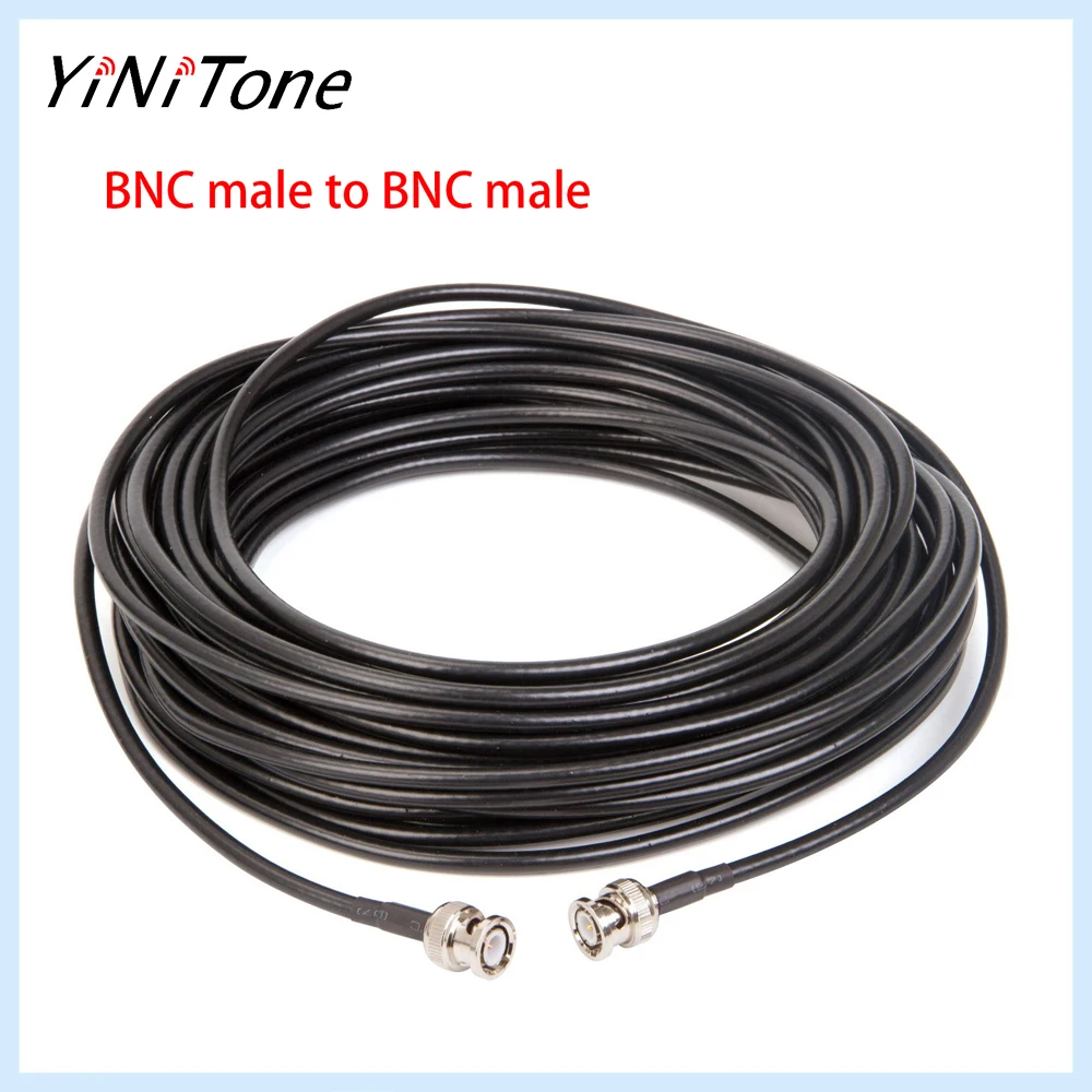 

Custom RG58 BNC Male to BNC Male Cable 50 Ohm-15cm-30m, For Radio, GSM, Test, Aviation Systems