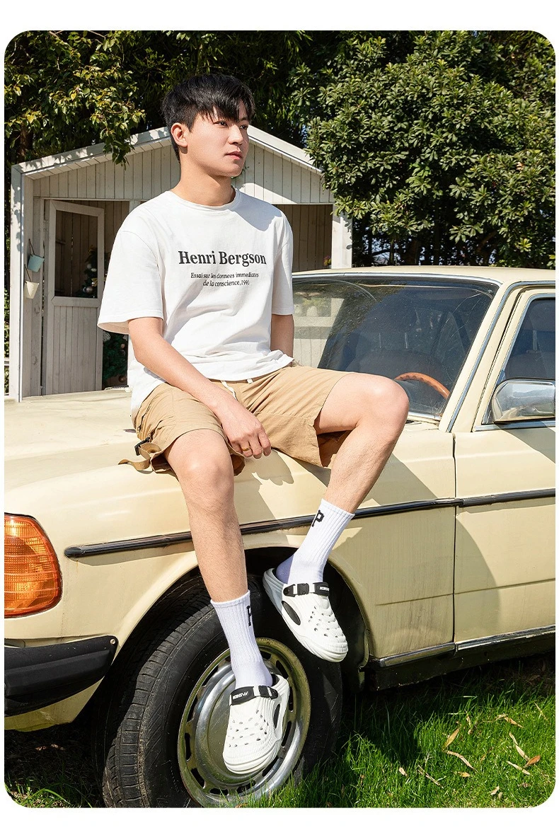 Unisex Sommer EVA Clogs – Rutschfeste Dicksohlen-Hausschuhe für Drinnen/Draußen, Geruchsneutrale Gepolsterte Pantoffeln für Männer und Frauen – Detail 8