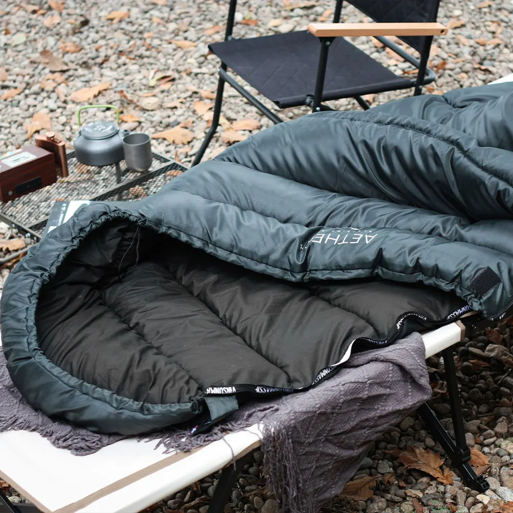 فنسنت ميسيف الأثير زائد التخييم كيس النوم بطانية الشتاء موسم الشتاء الظهر سيارة التخييم المشي لمسافات طويلة الصيد