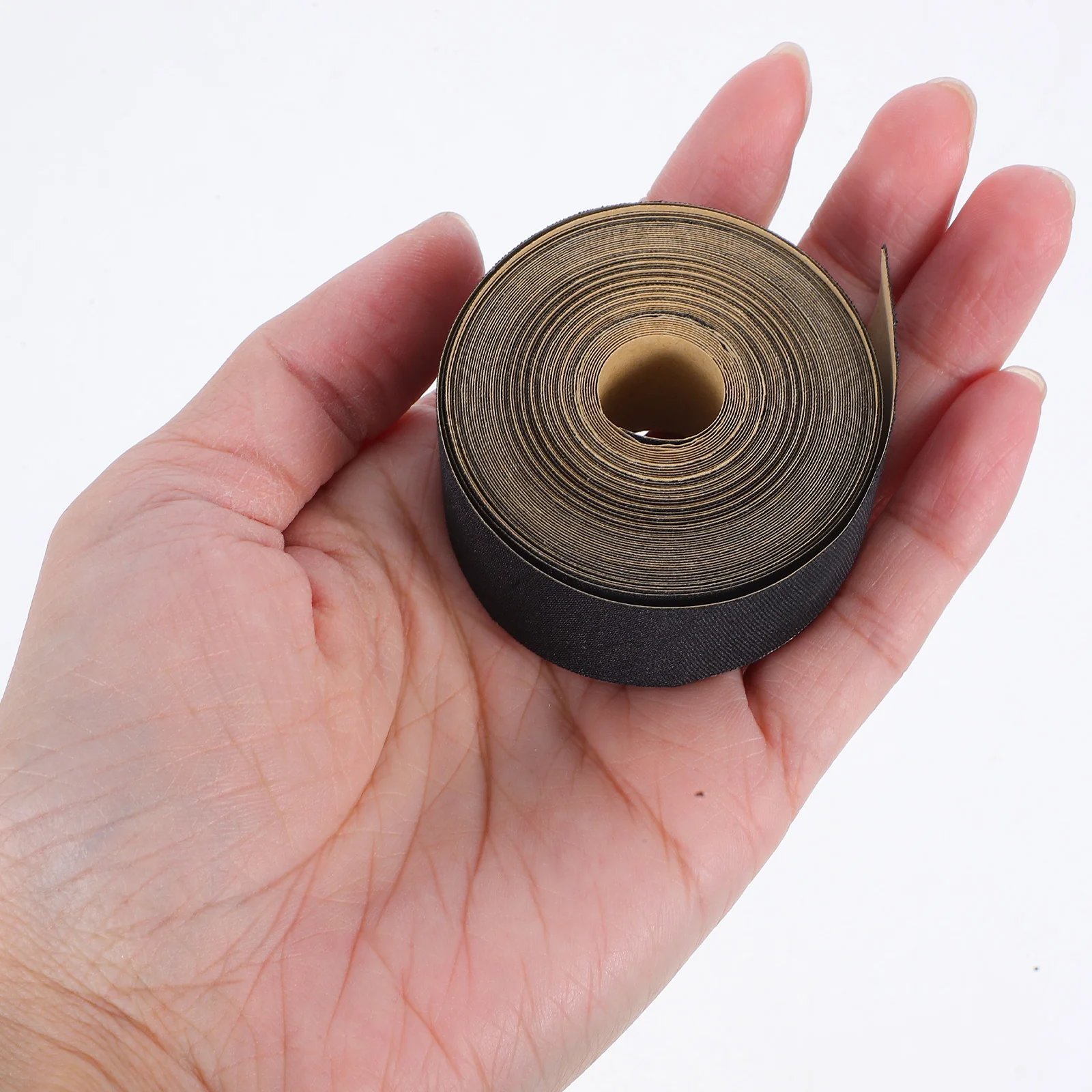 1 Roll DIY Lampshade Supplies Self Stick Cloth Edging Strip Lamp Shade Fabric Cover for Lighting Fixture Decoration Renovation