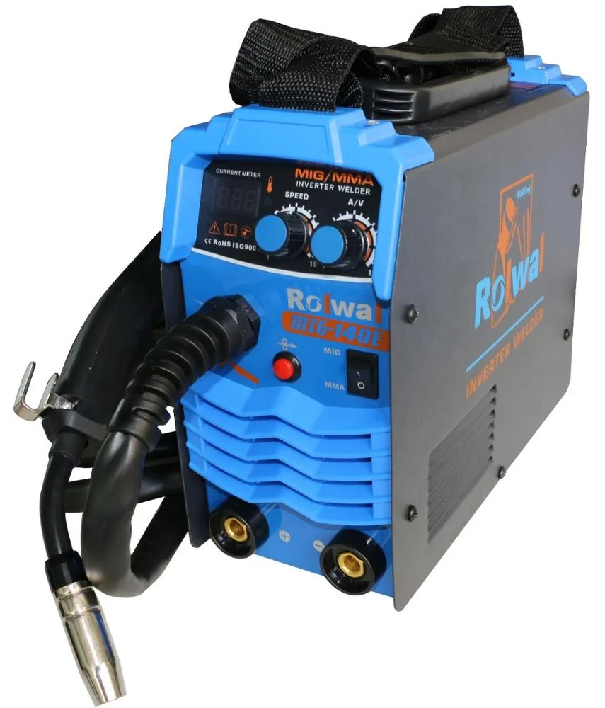 Rolwal Mini IGBT Inverter Gas Gasless Soldadora Arc Co2 Mag Mig Welding Welder Machine 160 Amp 180 Amp MIG Welders