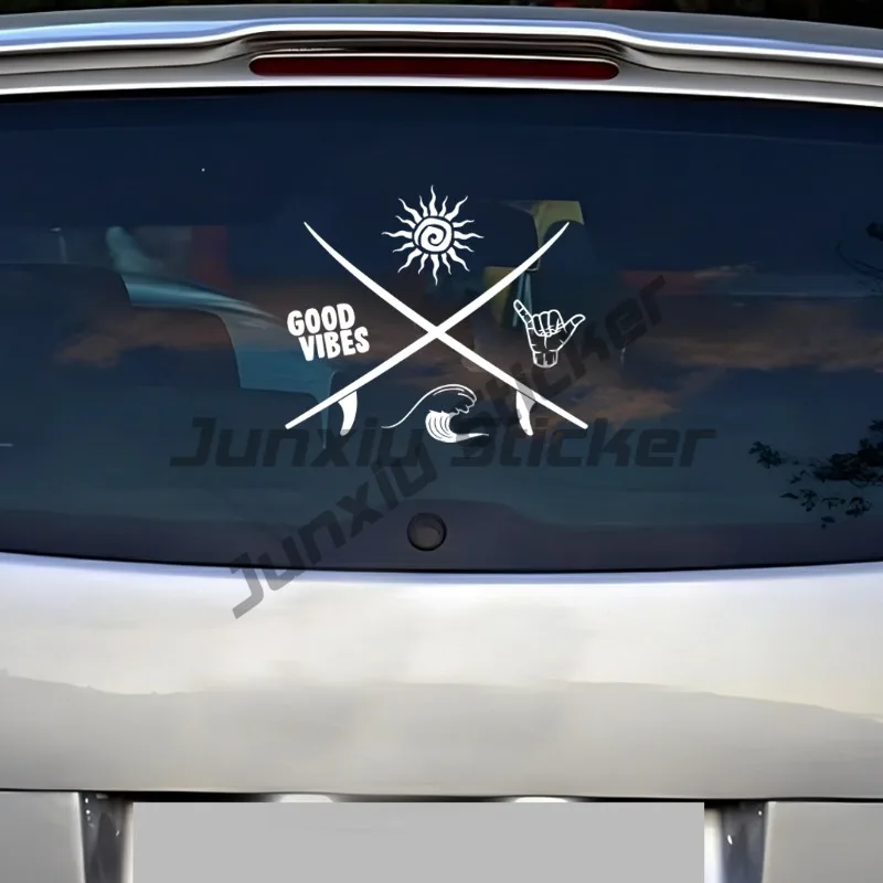 

Beach Waves Car Sticker Motorcycle Decals Car Styling Accessories DIY Auto Truck Sticker Waterproof and Non Debonding Custom