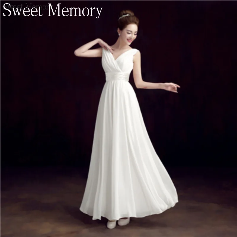 

N1168 Women Wedding Party Dress Sweet Memory Lilac Purple Blue Red A-Line Chiffion Bridesmaid Dresses Long Dress