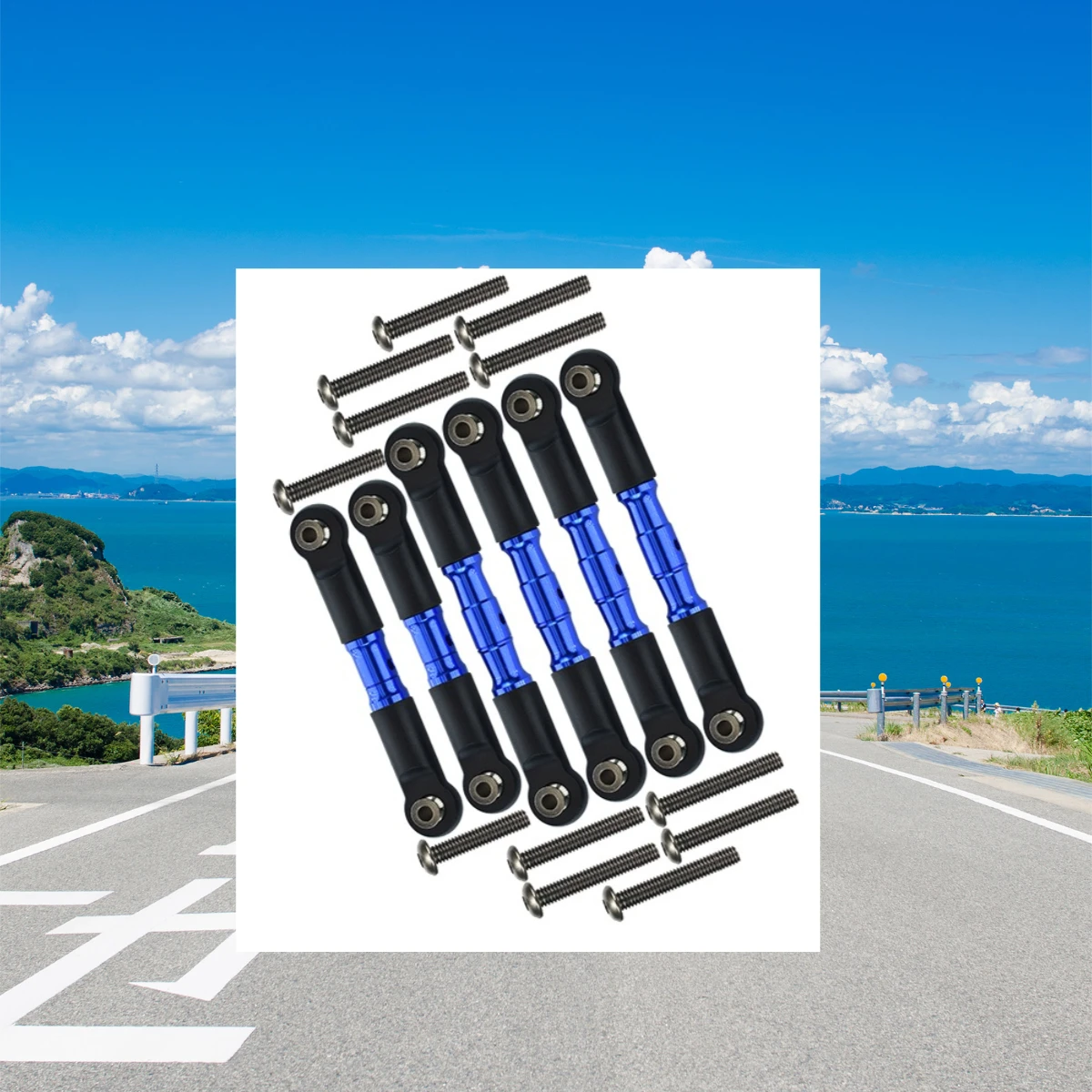 Biellettes de direction réglables en aluminium GPM pour ARRMA 1/10 Granite Mega Senton 3S BLX-mise à niveau des pièces de voiture de course